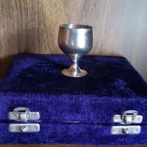 Miniature Silverplated Goblets
